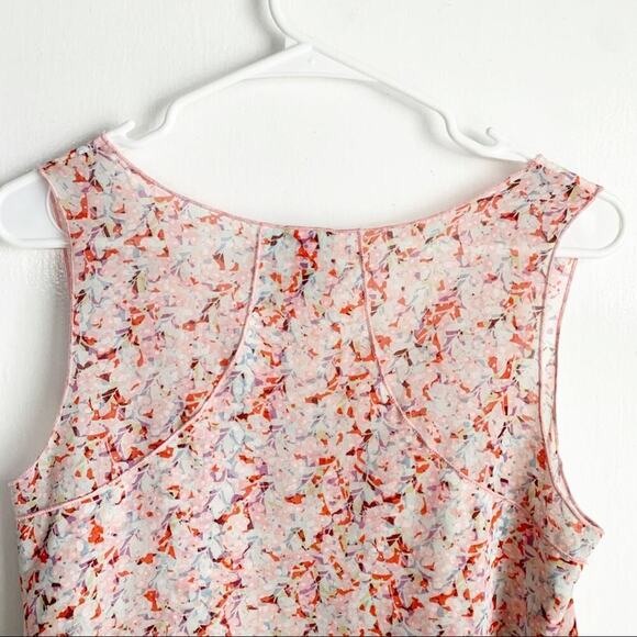 CAbi Bella Floral Tiered Chiffon Blouse Tank Top #5032 Pink Size XS Layering - Picture 10 of 13